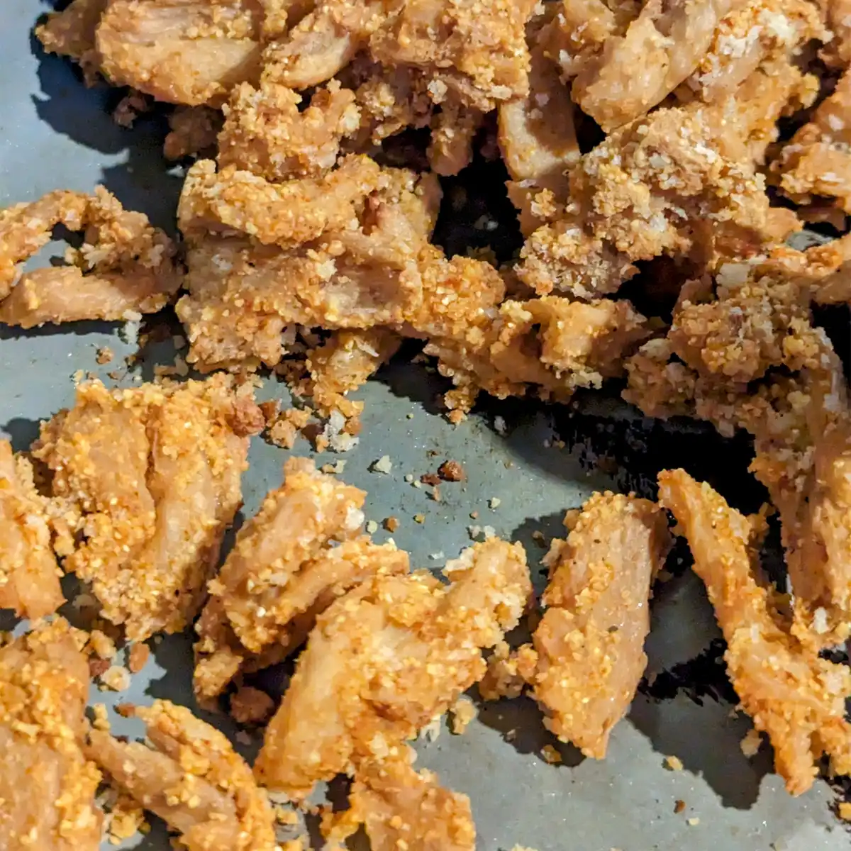 Breaded and Air-Fried Soy Curls