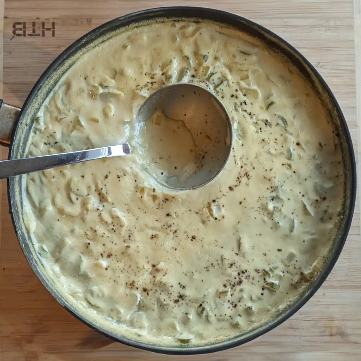 Pan of Creamy Cauliflower & Celery Soup