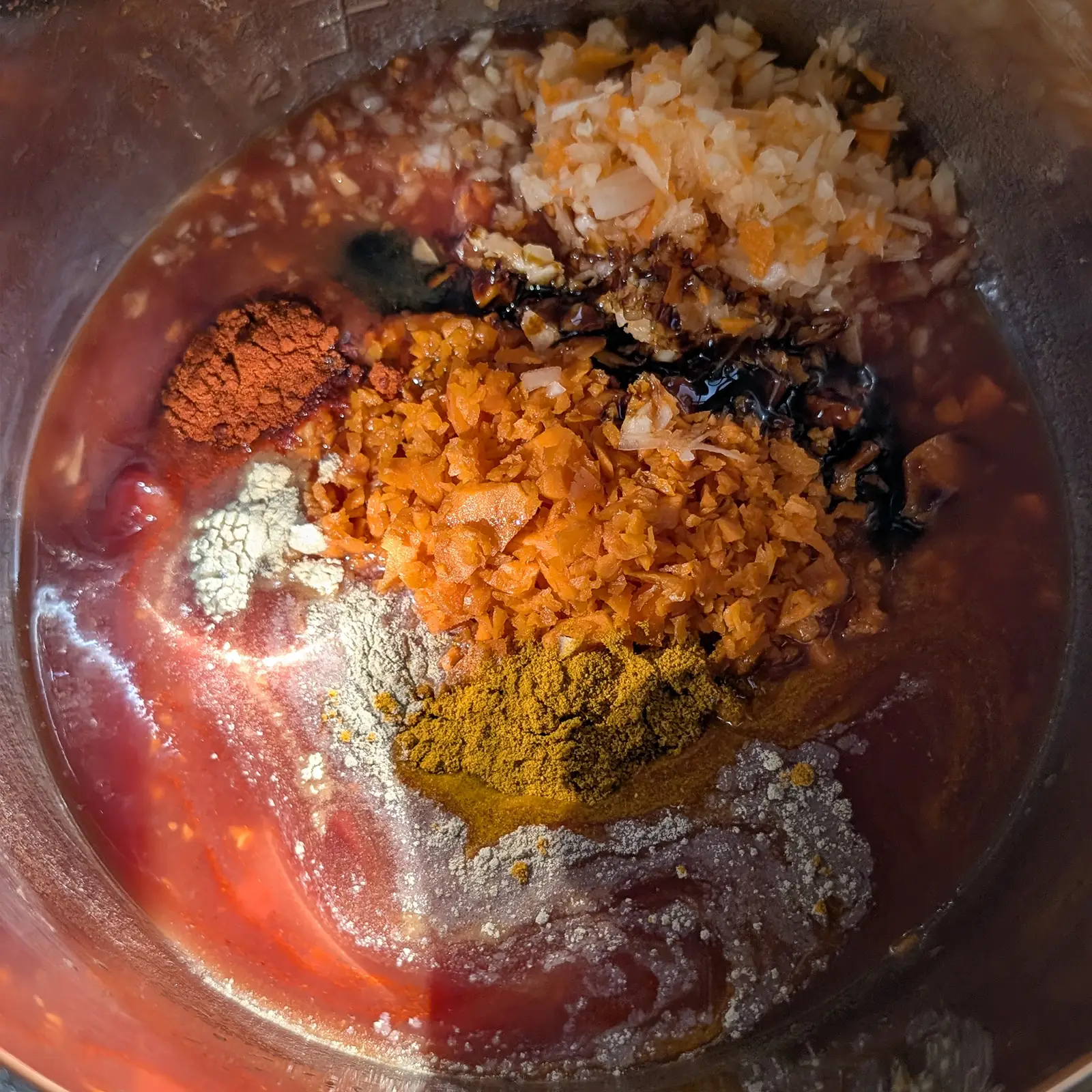 Currywurst Bolognese Main Ingredients