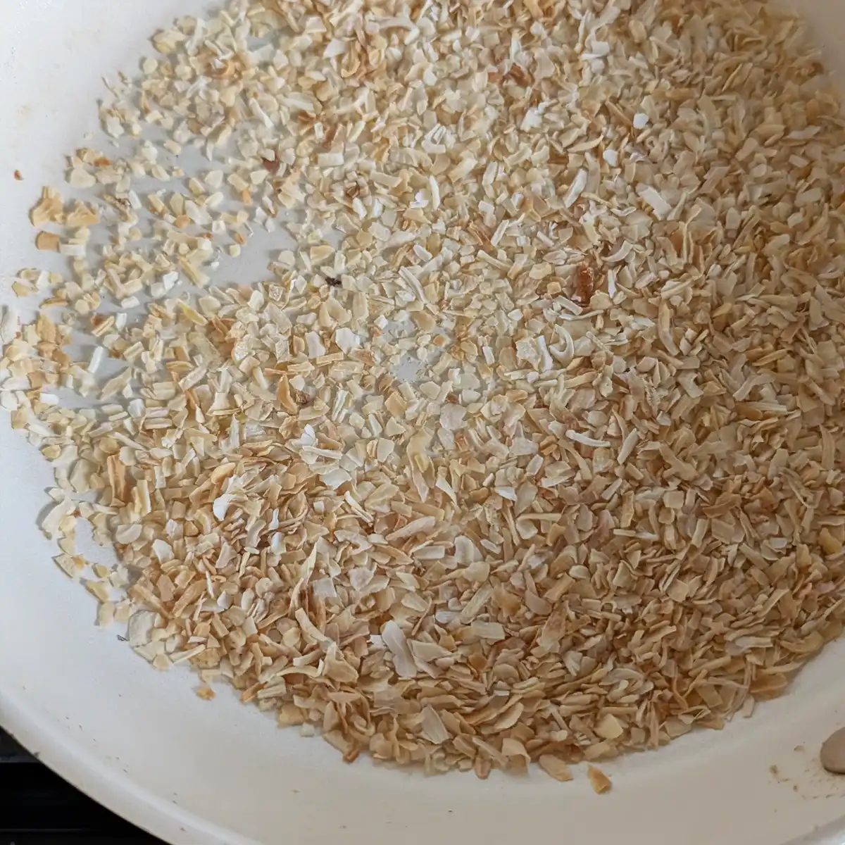 Toasting Dried Minced Onions