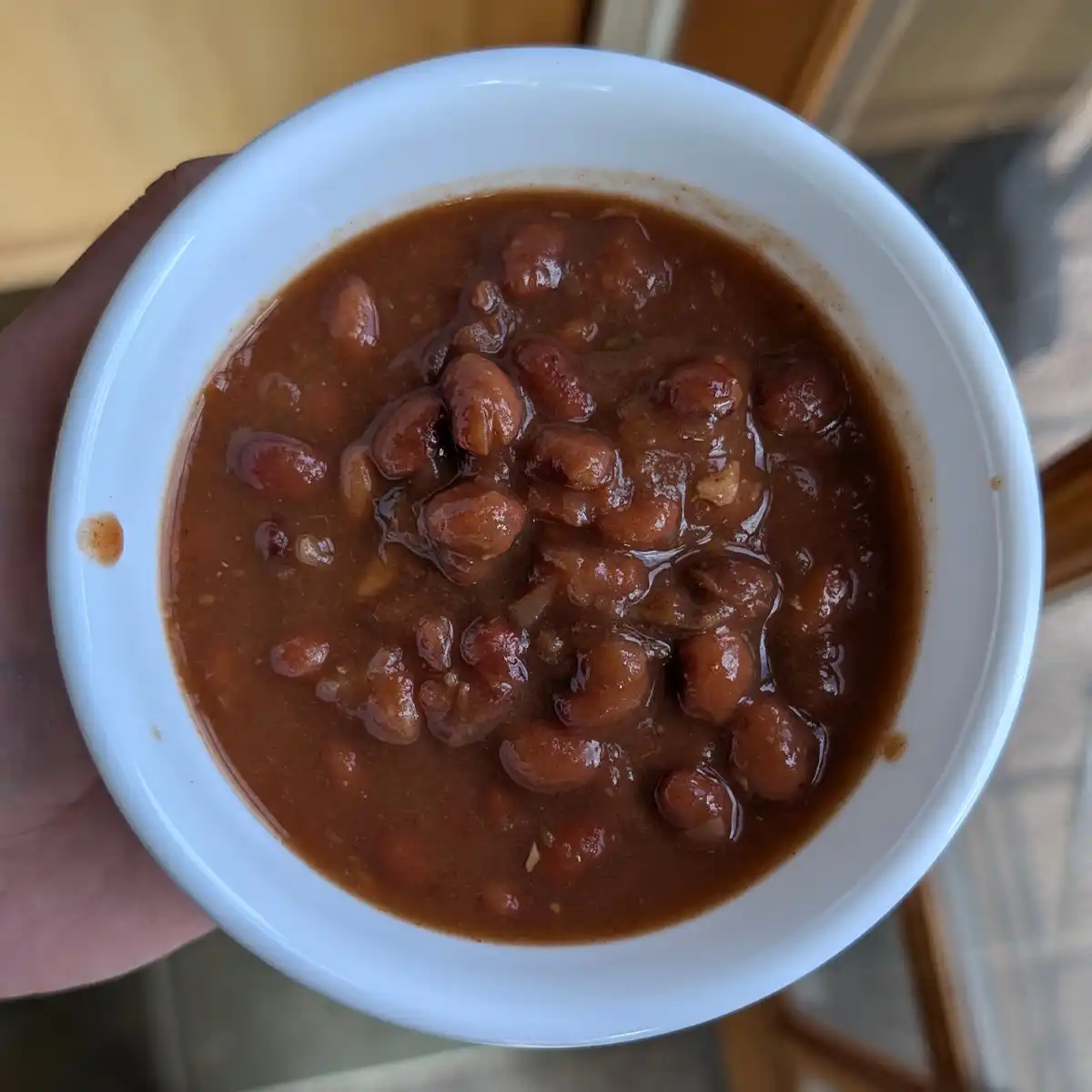 Smoky Buckeye Beans with Dates