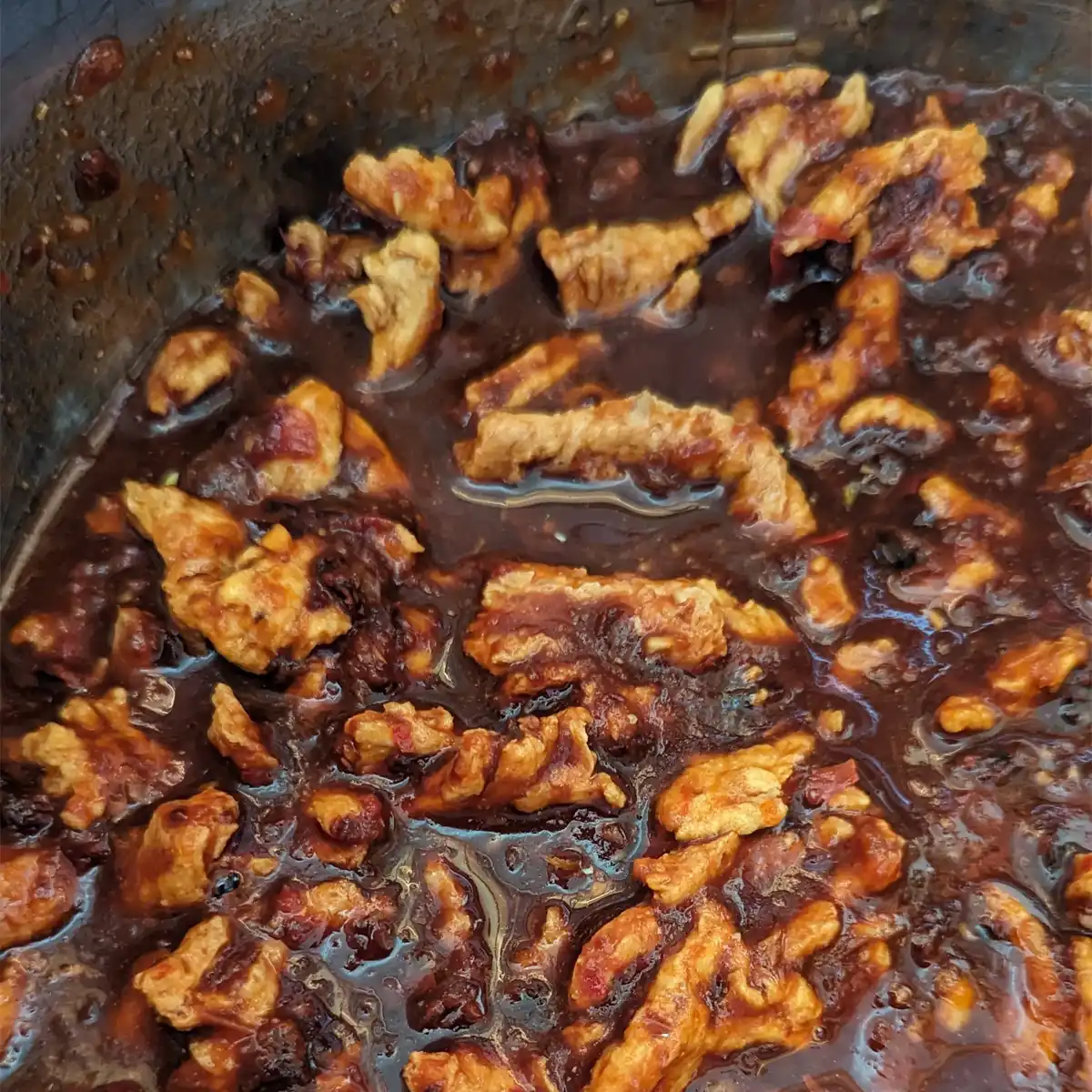 Soy Curls and Chile Mixture