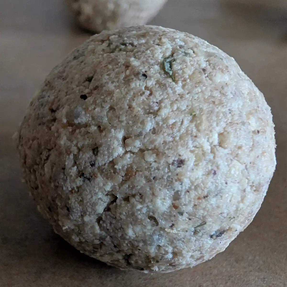 Uncooked Swedish Meatball